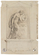 William Mason (design for Mason's monument in Westminster Abbey) NPG 2690
