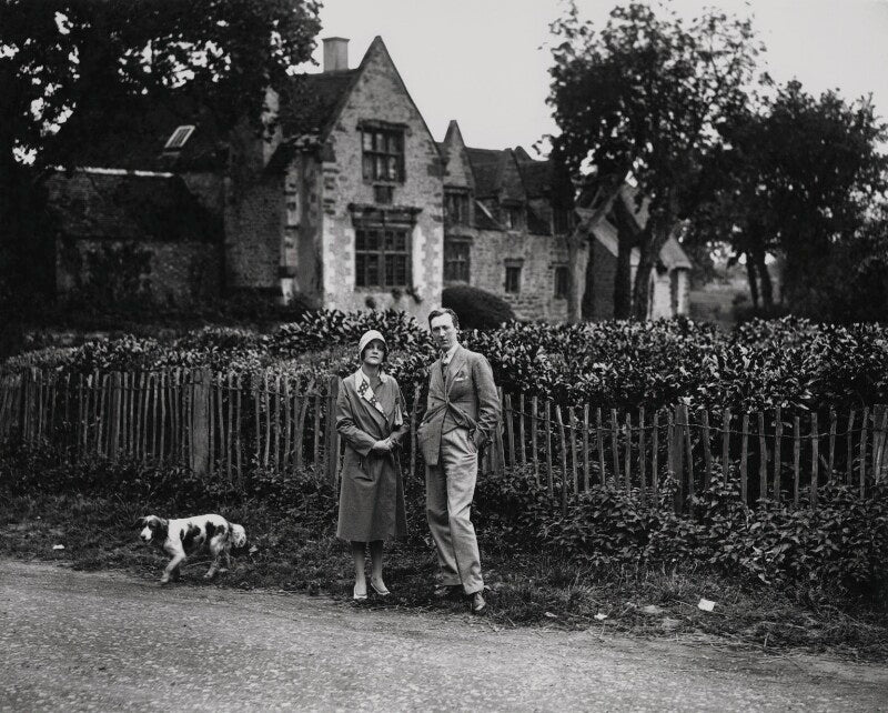 Georgia sitwell (née doble); sir sacheverell sitwell, 6th bt npg x45794