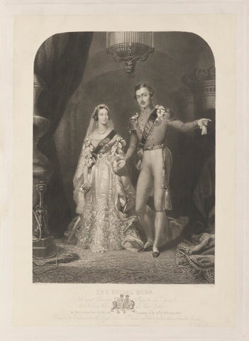 The Bridal Morn (Queen Victoria; Prince Albert of Saxe-Coburg and Gotha) NPG D11227