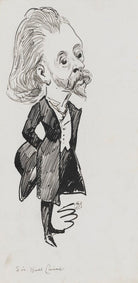 Sir (Thomas Henry) Hall Caine NPG 3436