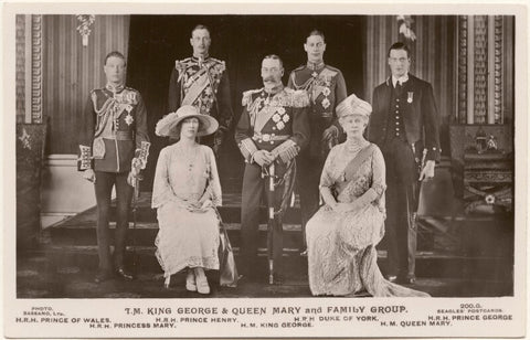 'T.M. King George & Queen Mary and Family Group' NPG x193295