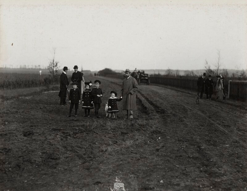 Royal group including king george v and four of his children npg ax29382