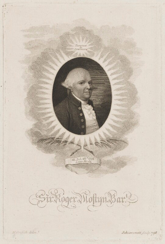 Sir roger mostyn, 5th bt npg d45796