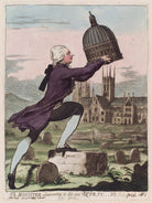 William Pitt ('The Minister endeavouring to eke out Dr Pr*ty***n's bisho-prick') NPG D12357