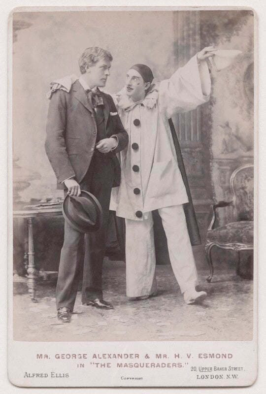 Sir george alexander (george samson); henry vernon esmond (harry esmond jack) in 'the masqueraders' npg x196972