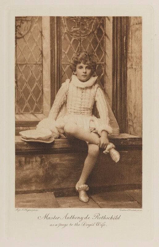 Anthony gustav de rothschild as a page to the doge's wife npg ax41175