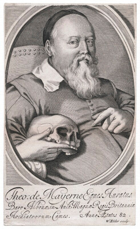 Sir theodore turquet de mayerne npg d45879