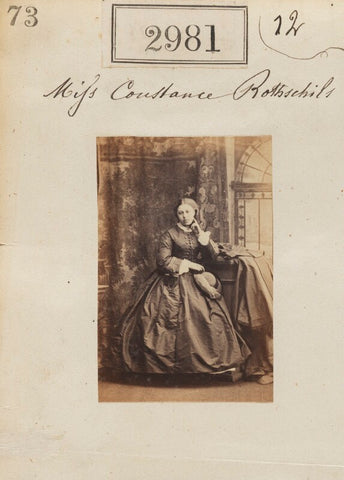 Constance Flower (née de Rothschild), Lady Battersea NPG Ax52379