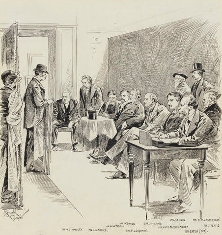 Selecting Committee, Royal Academy, circa 1892 NPG 4245