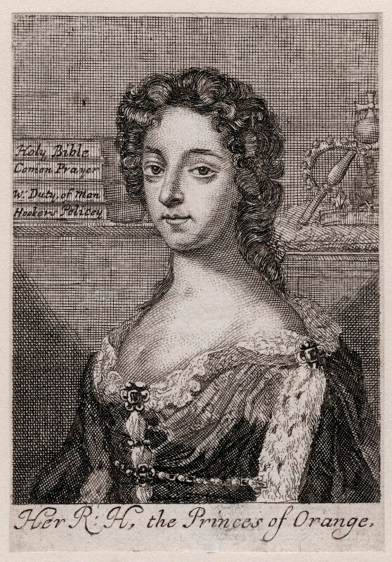Queen mary ii when princess of orange npg d42302