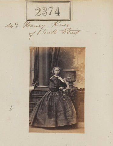 Mrs Henry King NPG Ax51762