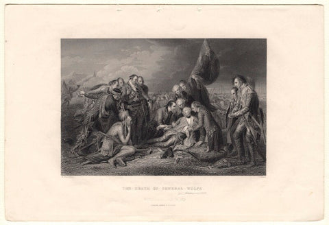 'The Death of General Wolfe' (James Wolfe) NPG D8366