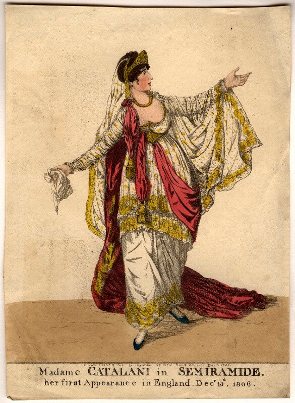 Angelica catalani ('madame catalani in semiramide') npg d2027