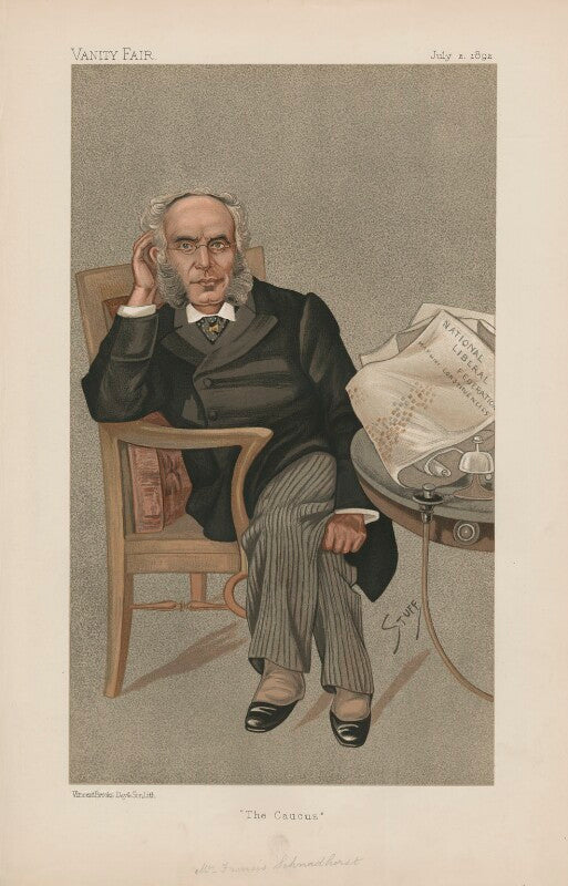 Francis schnadhorst ('men of the day. no. 542.') npg d44601
