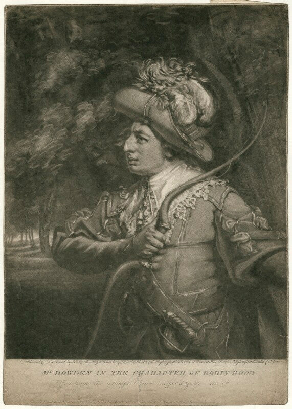 Wright bowden as robin hood npg d32016