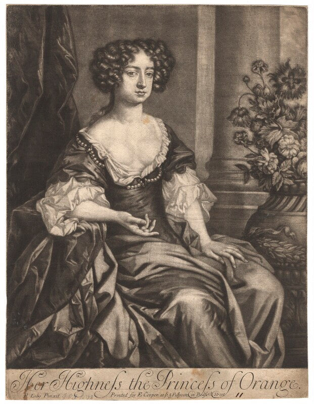 Queen mary ii when princess of orange npg d11988