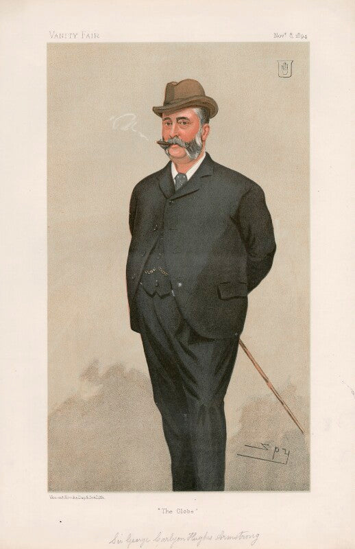 Sir george carlyon hughes armstrong, 1st bt ('men of the day. no. 602.') npg d44724