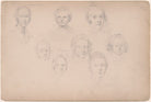 Eight unknown sitters NPG D23313(34)