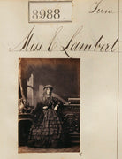 Miss E. Lambert NPG Ax58811