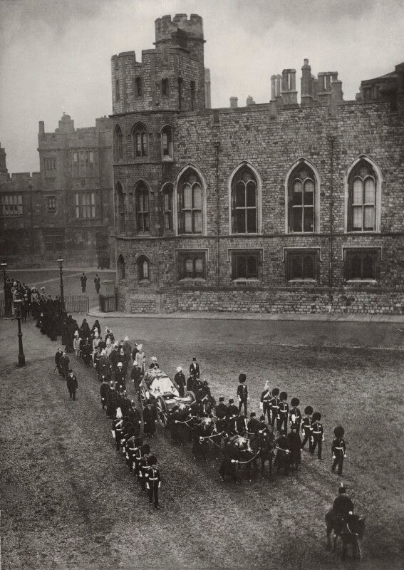 Queen victoria's funeral cortège npg x92022
