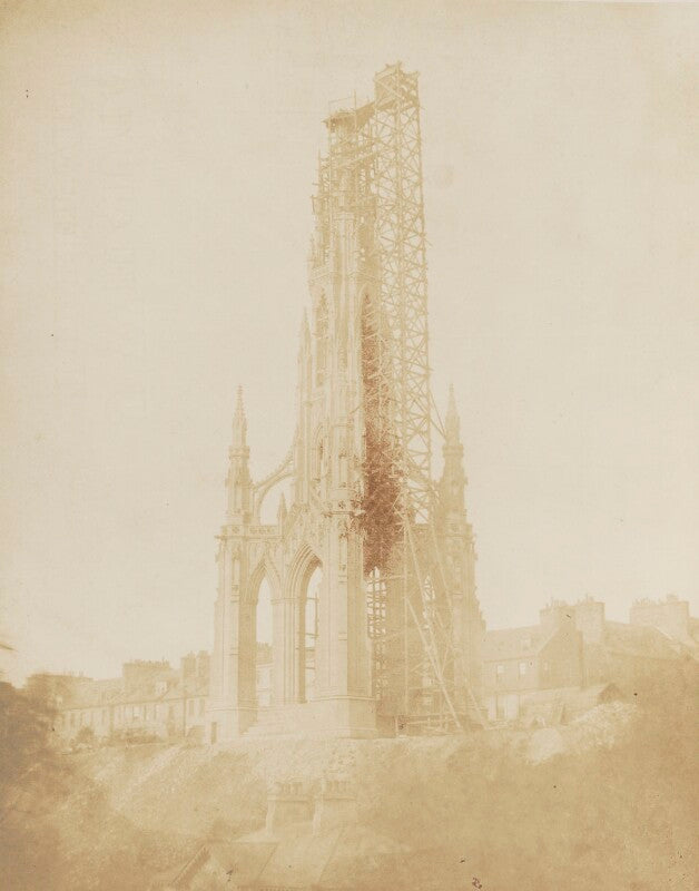 The scott monument (during its erection) npg p6(258)