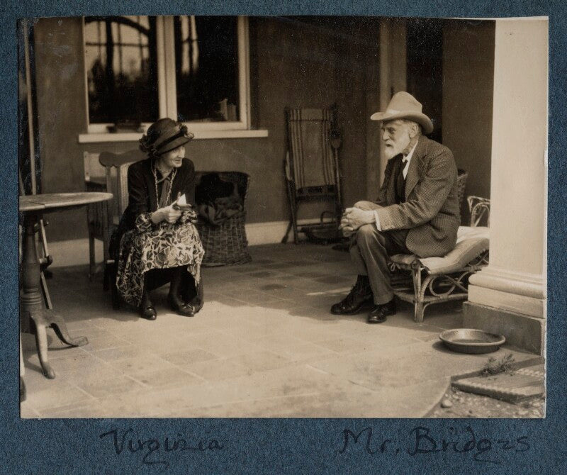 Virginia woolf; robert bridges npg ax142575