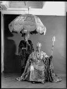 Ladapo Samuel Ademola II, King of Abeokuta and an unknown attendant NPG x132173