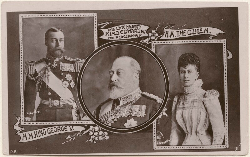 King george v; king edward vii; queen mary npg x196929