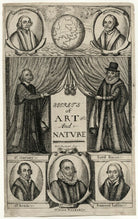 Alexander Reid in the title page to "Secrets of Art and Nature" (1660) NPG D27280