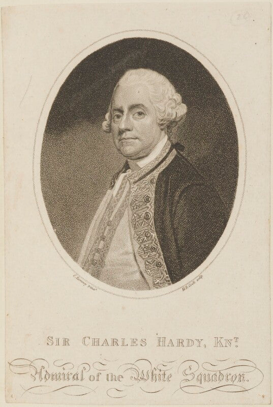 Sir charles hardy npg d14602