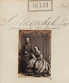 Mr S. Mendel; Mrs S. Mendel NPG Ax64051