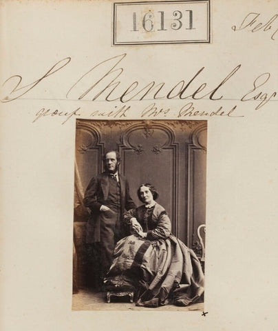 Mr S. Mendel; Mrs S. Mendel NPG Ax64051