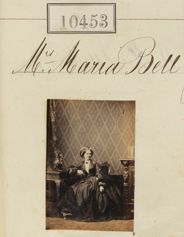 Mrs Maria Bell NPG Ax60167