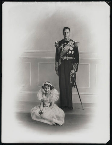 Queen Elizabeth II; King George VI NPG x183667