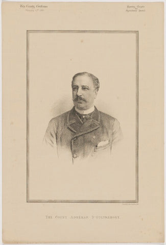 Adhémar Louis Frédéric Ghislain, comte d'Oultremont de Duras NPG D46168