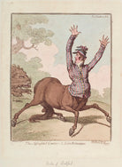 Francis Russell, 5th Duke of Bedford ('The affrighted centaur, & lion Britanique') NPG D12691