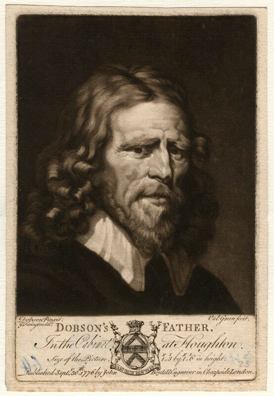 Abraham van der doort (inscribed 'dobson's father') npg d1645