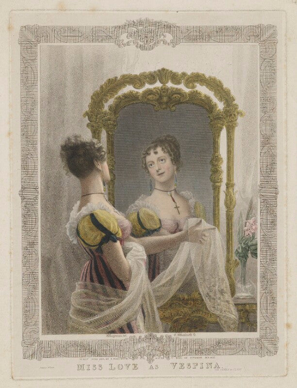 Emma sarah love (mrs calcraft) as vespina in bishop and payne's 'clari' npg d37453