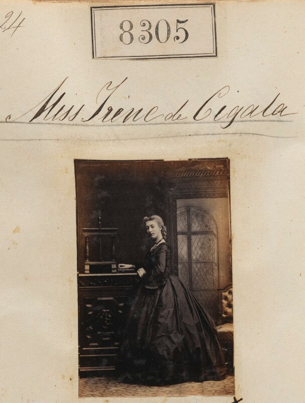 Irene (née de cigala), countess de la villa npg ax58124