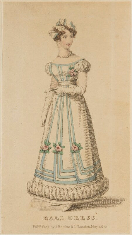 'ball dress', may 1825 npg d47566