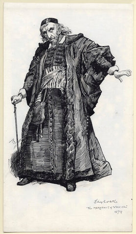 Sir Henry Irving as Shylock NPG D81