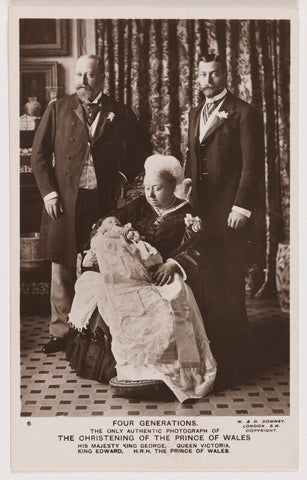 Four Generations (King Edward VII; Prince Edward, Duke of Windsor (King Edward VIII); Queen Victoria; King George V) NPG x128876