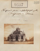 'Reproduction from a photograph of the Chappelle a Drux' NPG Ax59335