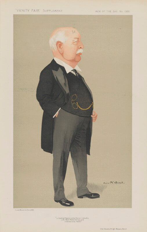 Sir charles wright macara, 1st bt ('men of the day. no. 1312. "a leading figure in the cotton industry, life boat philanthropy, and international peace."') npg d45653