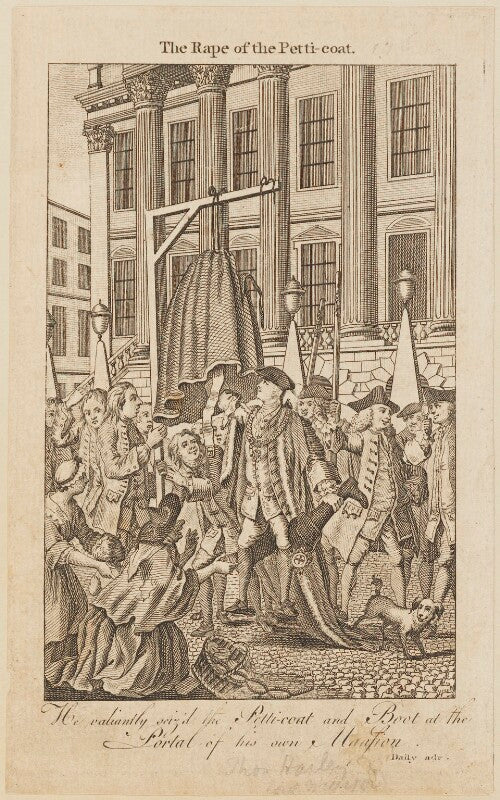 'the rape of the petticoat' npg d14205