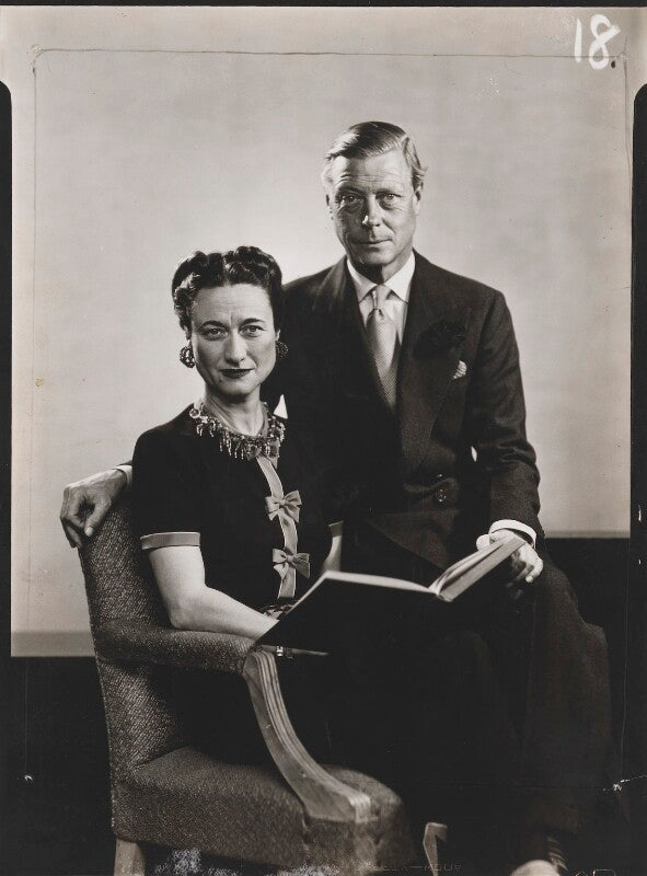 Wallis, duchess of windsor; prince edward, duke of windsor (king edward viii) npg x32591