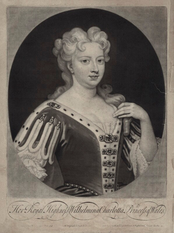Caroline wilhelmina of brandenburg ansbach npg d27416