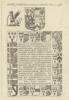 The Tablet of Sir William Paston's Monument in North Walsham Church in Norfolk NPG D28996