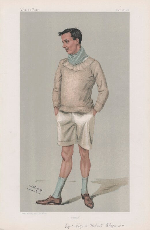 Wilfrid hubert chapman ('men of the day. no. 872. "c.u.b.c."') npg d45164