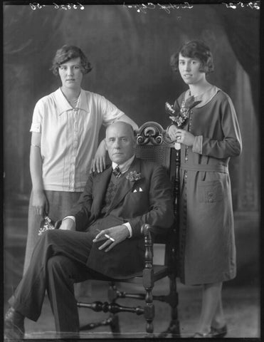 Mary Agnes Philippa Holmes (née Clifford); Sir Hugh Charles Clifford; Monica Elizabeth Mary Trafford (née Clifford) NPG x74730